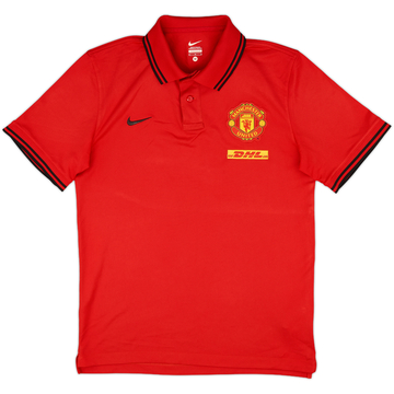 2012-13 Manchester United Nike Polo Shirt - 8/10 - (M)