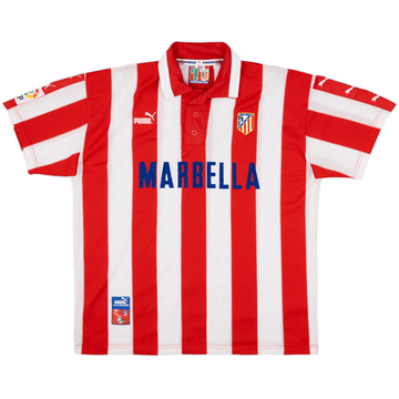 1997-98 Atletico Madrid Home Shirt - 8/10 - (XL)