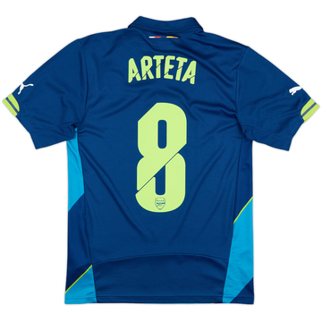 2014-15 Arsenal Third Shirt Arteta #8 - 8/10 - (XS)