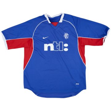2001-02 Rangers Home Shirt - 7/10 - (L)