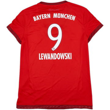 2015-16 Bayern Munich Home Shirt Lewandowski #9 - 9/10 - (Women's M)