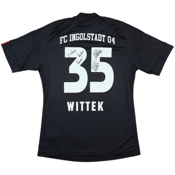2010-11 Ingolstadt Match Issue Signed Home Shirt Wittek #35