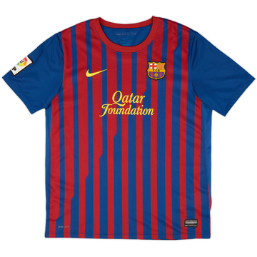 2011-12 Barcelona Home Shirt - 9/10 - (XL.Boys)