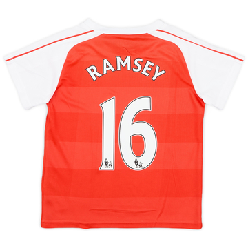 2015-16 Arsenal Home Shirt Ramsey #16 - 9/10 - (5-6 Years)