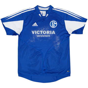 2004-05 Schalke Home Shirt - 3/10 - (XS)