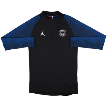 2020-21 Paris Saint-Germain Nike/Jordan 1/4 Zip Drill Top - 7/10 - (S)