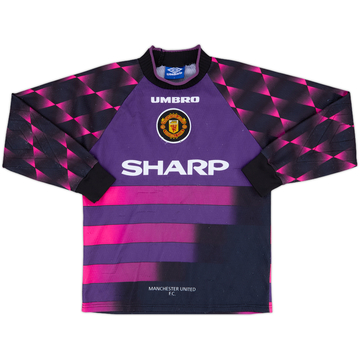 1996-97 Manchester United GK Shirt - 5/10 - (Y)