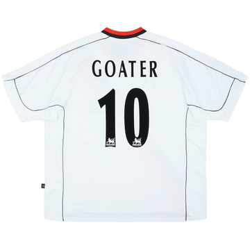 2002-03 Manchester City Away Shirt Goater #10 - 8/10 - (XXL)