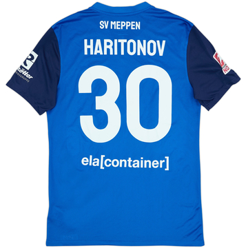 2023-24 Meppen Match Issue Home Shirt Haritonov #30