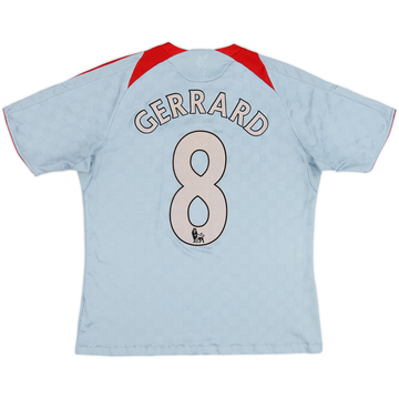2008-09 Liverpool Away Shirt Gerrard #8 - 6/10 - (Women's L)