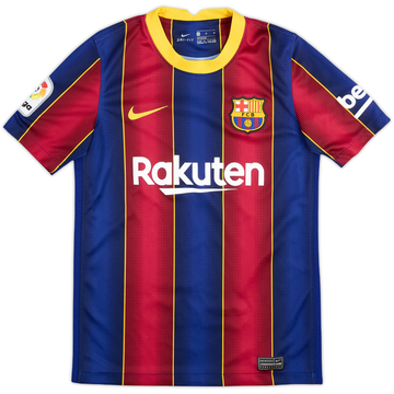 2020-21 Barcelona Home Shirt - 8/10 - (M.Boys)
