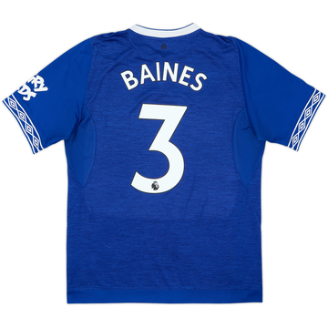 2018-19 Everton Home Shirt Baines #3 - 7/10 - (S)