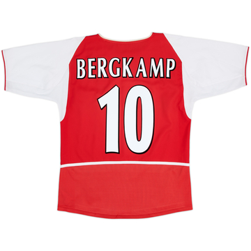 2002-04 Arsenal Home Shirt Bergkamp #10 - 6/10 - (13-15 Years)