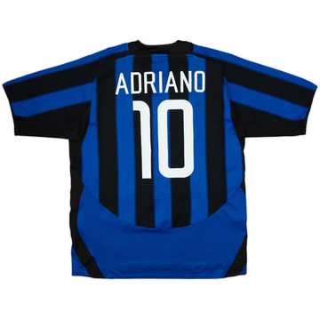 2003-04 Inter Milan Home Shirt Adriano #10 - 6/10 - (XL)