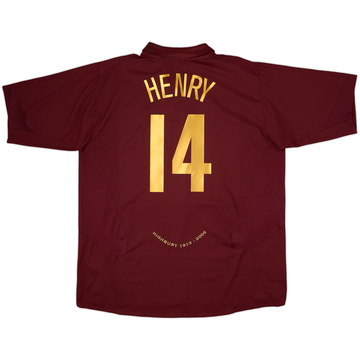 2005-06 Arsenal Home Shirt Henry #14 - 5/10 - (3XL)