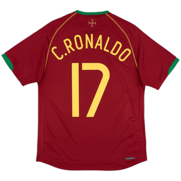 2006-08 Portugal Home Shirt C.Ronaldo #17 - 9/10 - (S)