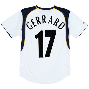 2001-03 Liverpool Away Shirt Gerrard #17 - 6/10 - (XS)