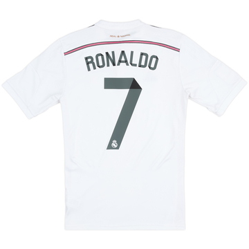 2014-15 Real Madrid Home Shirt Ronaldo #7 - 5/10 - (S)