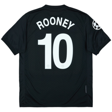 2009-10 Mánchester Unido Camiseta Visitante Rooney #10 - 6/10 - (M)
