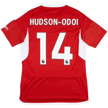2023-24 Nottingham Forest Match Issue Home Shirt Hudson-Odoi #14