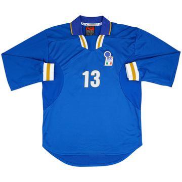 1996-97 Italy Match Issue Home L/S Shirt #13