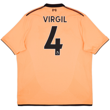 2017-18 Liverpool 125 Years Third Shirt Virgil #4 - 9/10 - (XL)