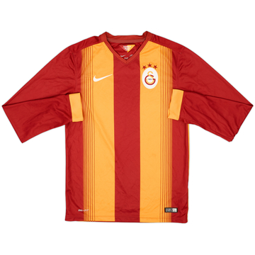 2014-15 Galatasaray Home L/S Shirt - 8/10 - (S)