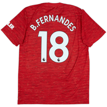 2020-21 Manchester United Home Shirt B.Fernandes #18 - 5/10 - (L)