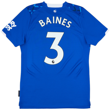 2019-20 Everton Home Shirt Baines #3 - 9/10 - (M)