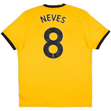 2018-19 Wolves Home Shirt Neves #8 - 6/10 - (L)