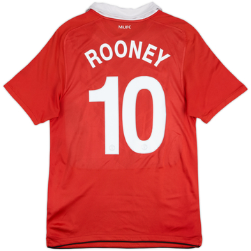 2010-11 Manchester United Home Shirt Rooney #10 - 5/10 - (M)