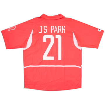 2002-03 South Korea Home Shirt J S Sung #21 - 7/10 - (XL)