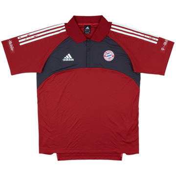 2002-03 Bayern Munich adidas 1/4 Zip Polo Shirt - 7/10 - (M/L)