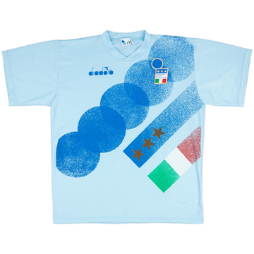 1992-94 Italy Diadora Training Shirt - 8/10 - (XL)