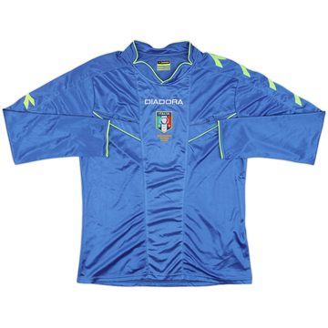 2013-14 Italy Diadora Referee L/S Shirt - 8/10 - (M)