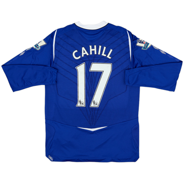 2008-09 Everton Home L/S Shirt Cahill #17 - 6/10 - (S)