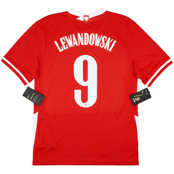 2020-21 Poland Away Shirt Lewandowski #9 (M)