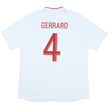 2012-13 England Home Shirt Gerrard #4 (XXL)