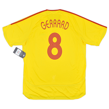 2006-07 Liverpool Away Shirt Gerrard #8 (XL)