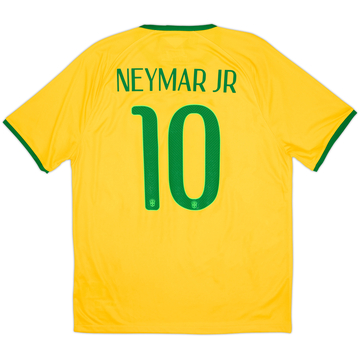 2014-15 Brazil Home Shirt Neymar Jr #10 (L)