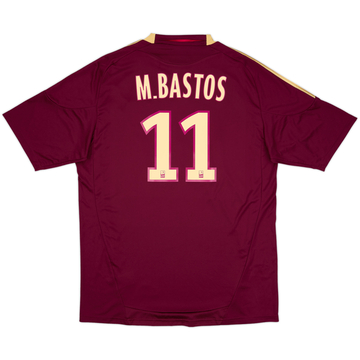2010-11 Lyon Away Shirt M.Bastos #11 (XL)