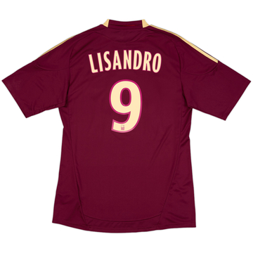 2010-11 Lyon Away Shirt Lisandro #9 (M)