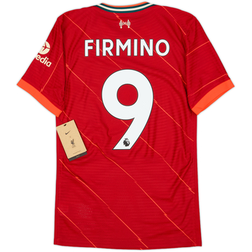 2021-22 Liverpool Authentic Home Shirt Firmino #9 (XS)