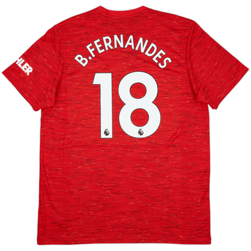 2020-21 Manchester United Home Shirt B.Fernandes #18 (XL)
