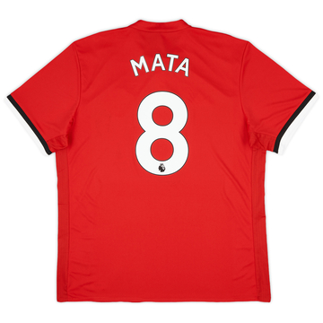 2017-18 Manchester United Home Shirt Mata #8 (XL)