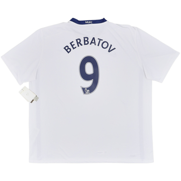 2008-10 Manchester United Away Shirt Berbatov #9 (3XL)