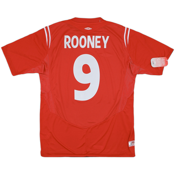 2004-06 England Away Shirt Rooney #9 (L)