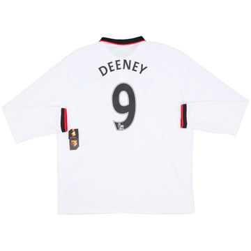 2016-17 Watford Away L/S Shirt Deeney #9 (XXL)