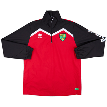 2014-15 Norwich Errea 1/4 Zip Drill Top - 10/10 - (L)