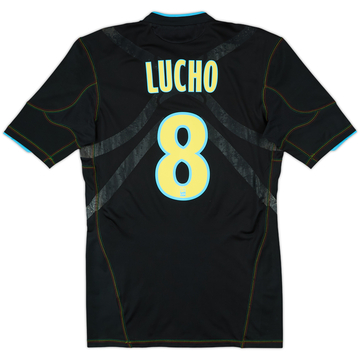 2010-11 Olympique Marseille Player Issue Techfit Third Shirt Lucho #8 (L)